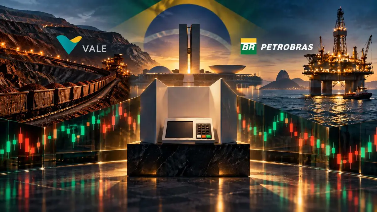 10 pregões do 1º turno: Ibovespa, Vale e Petrobras em baixa
