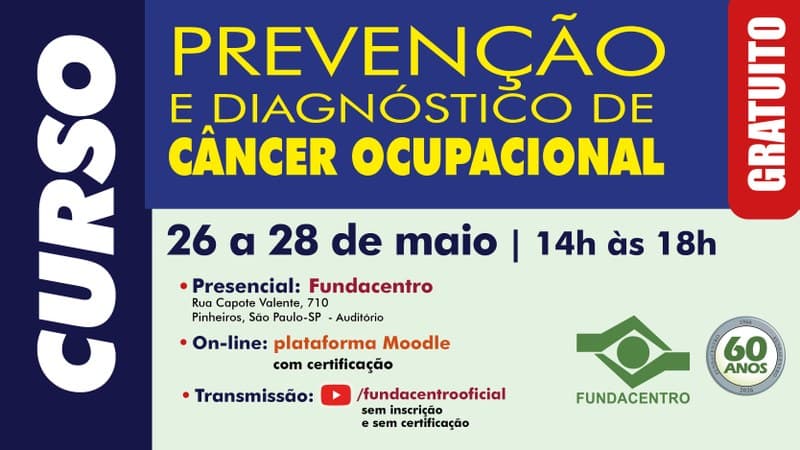 Curso aborda prevenção e diagnóstico de câncer ocupacional